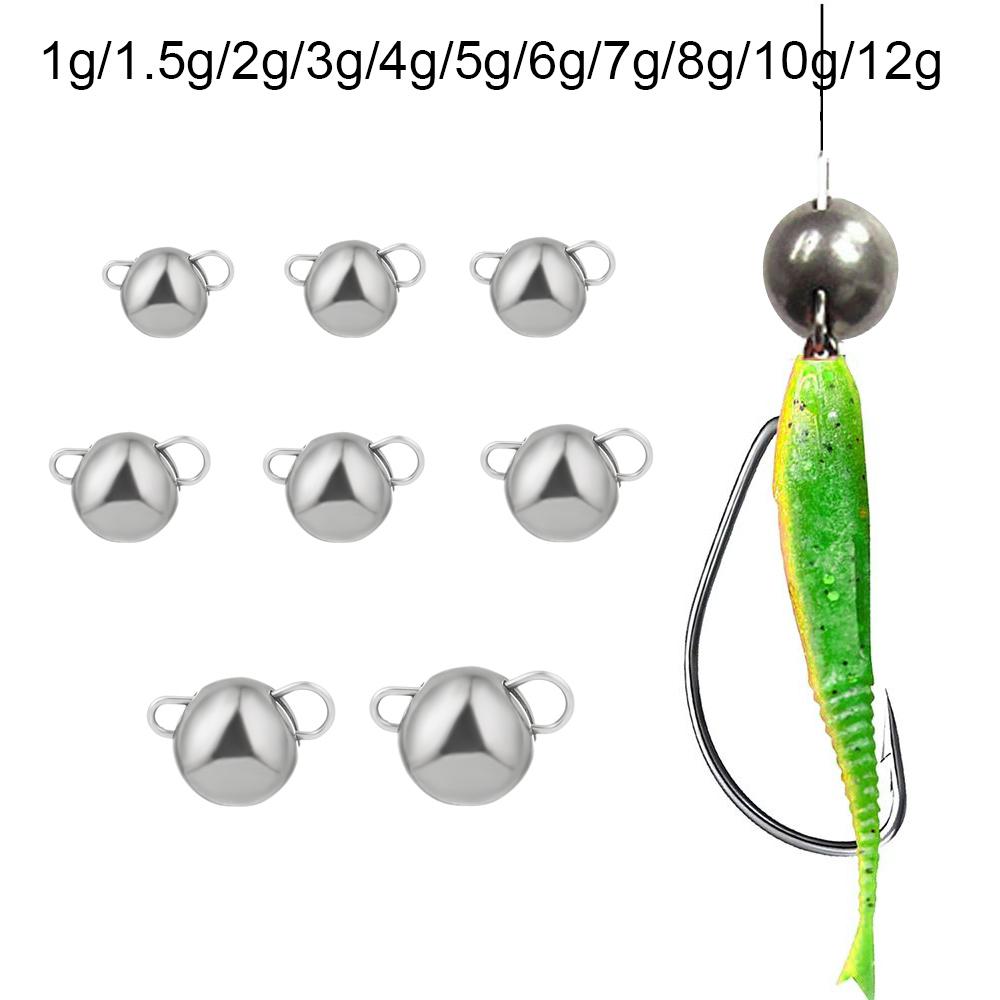 Tungsten Sinkers - 1pc preto fosco chumbadas de tungstênio