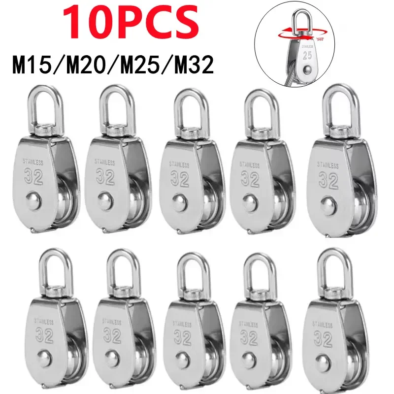 Fishing Swivel Connector - Bloco de polia de guindaste de