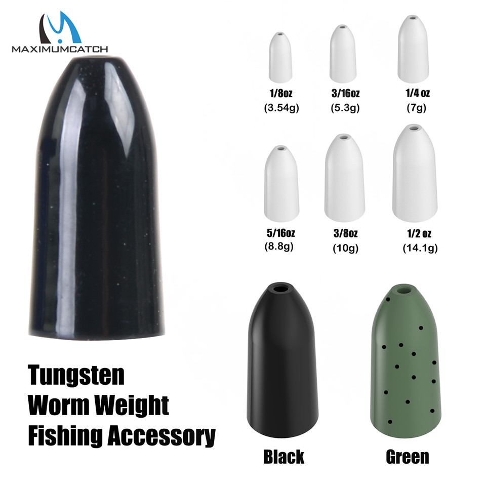 Tungsten Sinkers - Maximumcatch Pesca Sinker Lure Tungsten Bullet