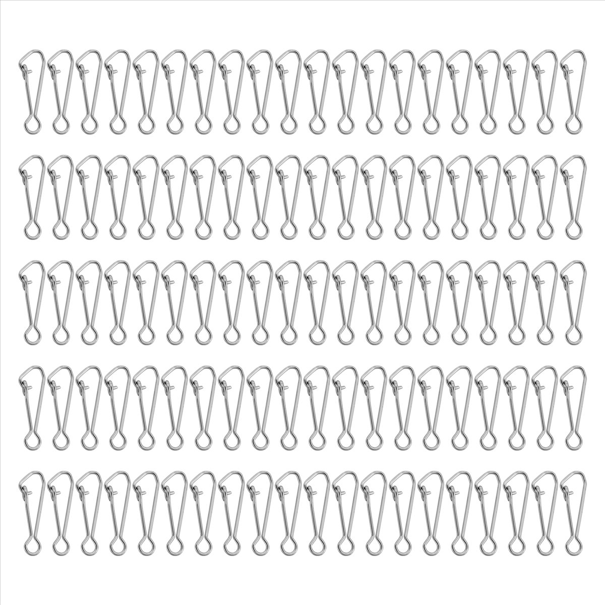 AD45 100 Peças de Conectores d - Fishing Swivel Connector avaliação e preço