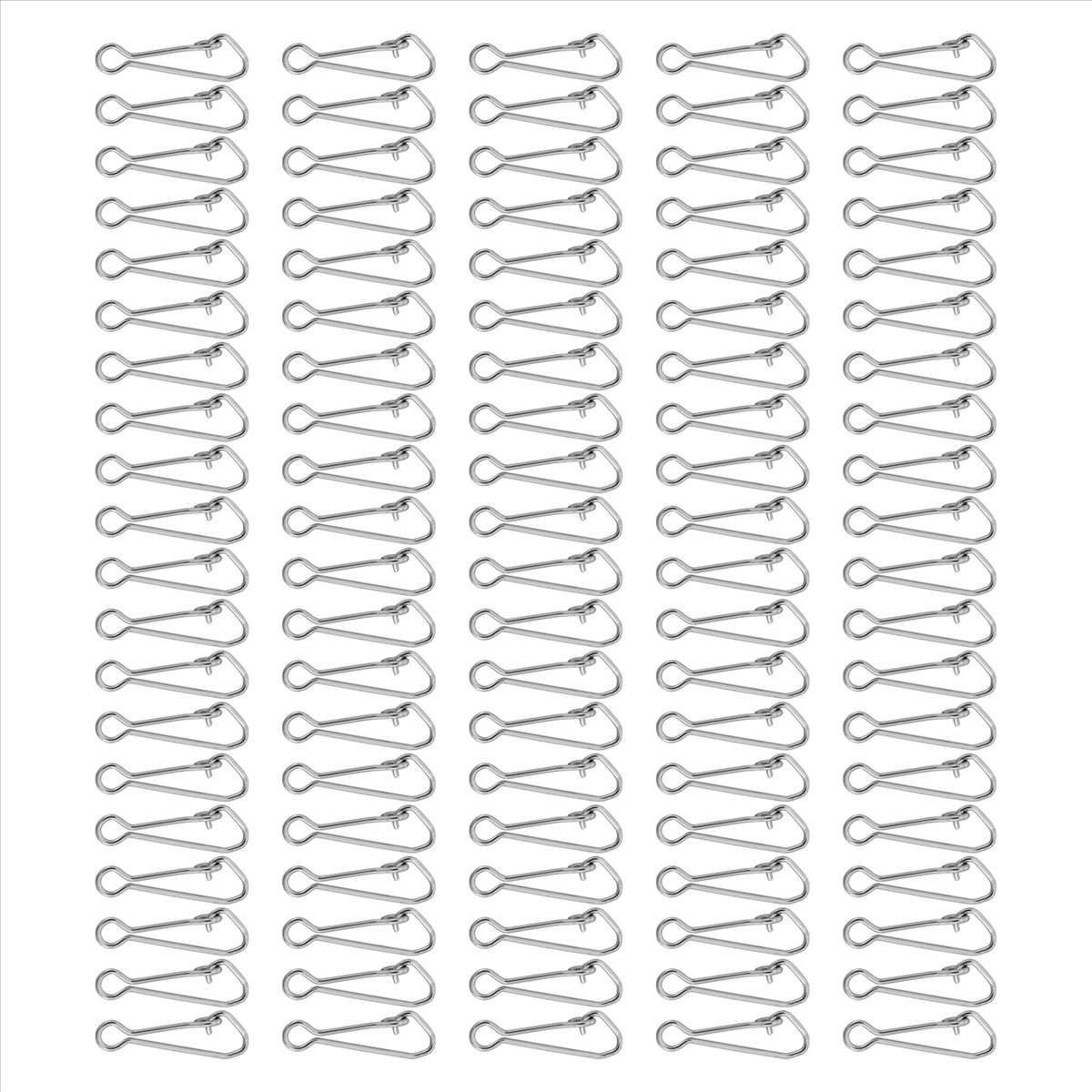 AD45 100 Peças de Conectores d - Fishing Swivel Connector avaliação e preço