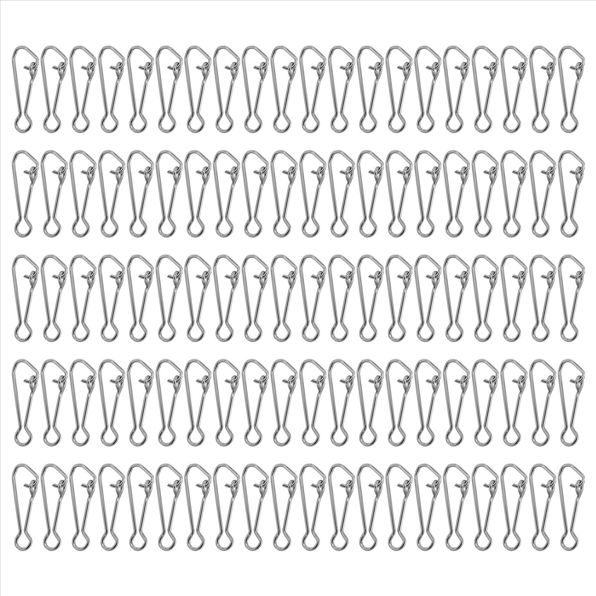 AD45 100 Peças de Conectores d - Fishing Swivel Connector avaliação e preço