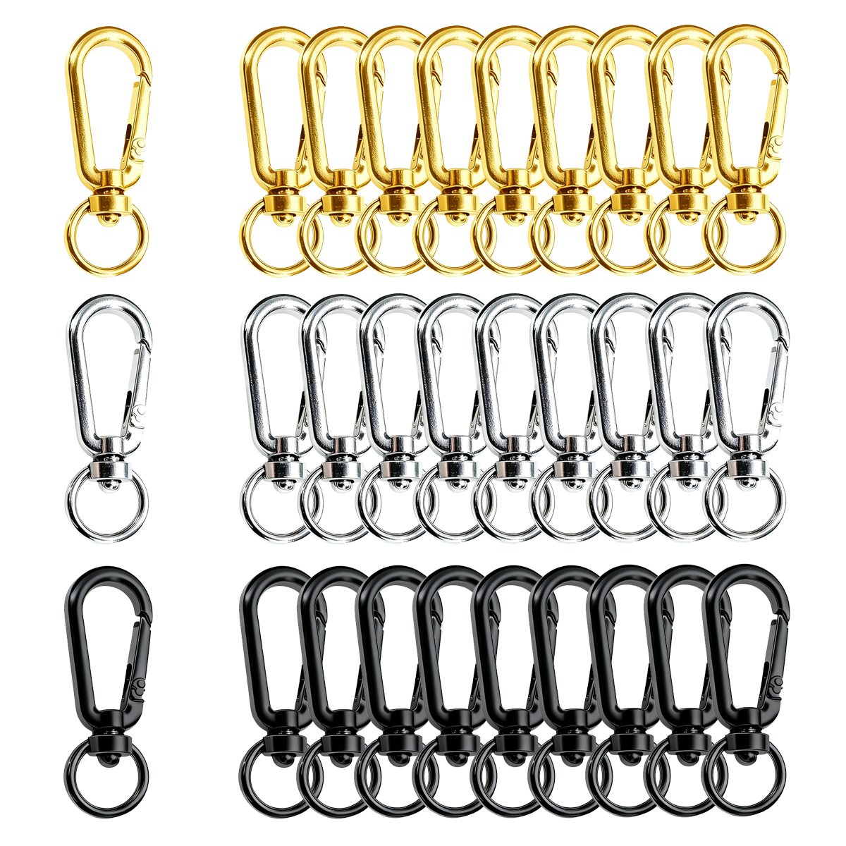 9/18/36 Peças de Clipes Girató - Fishing Swivel Connector avaliação e preço