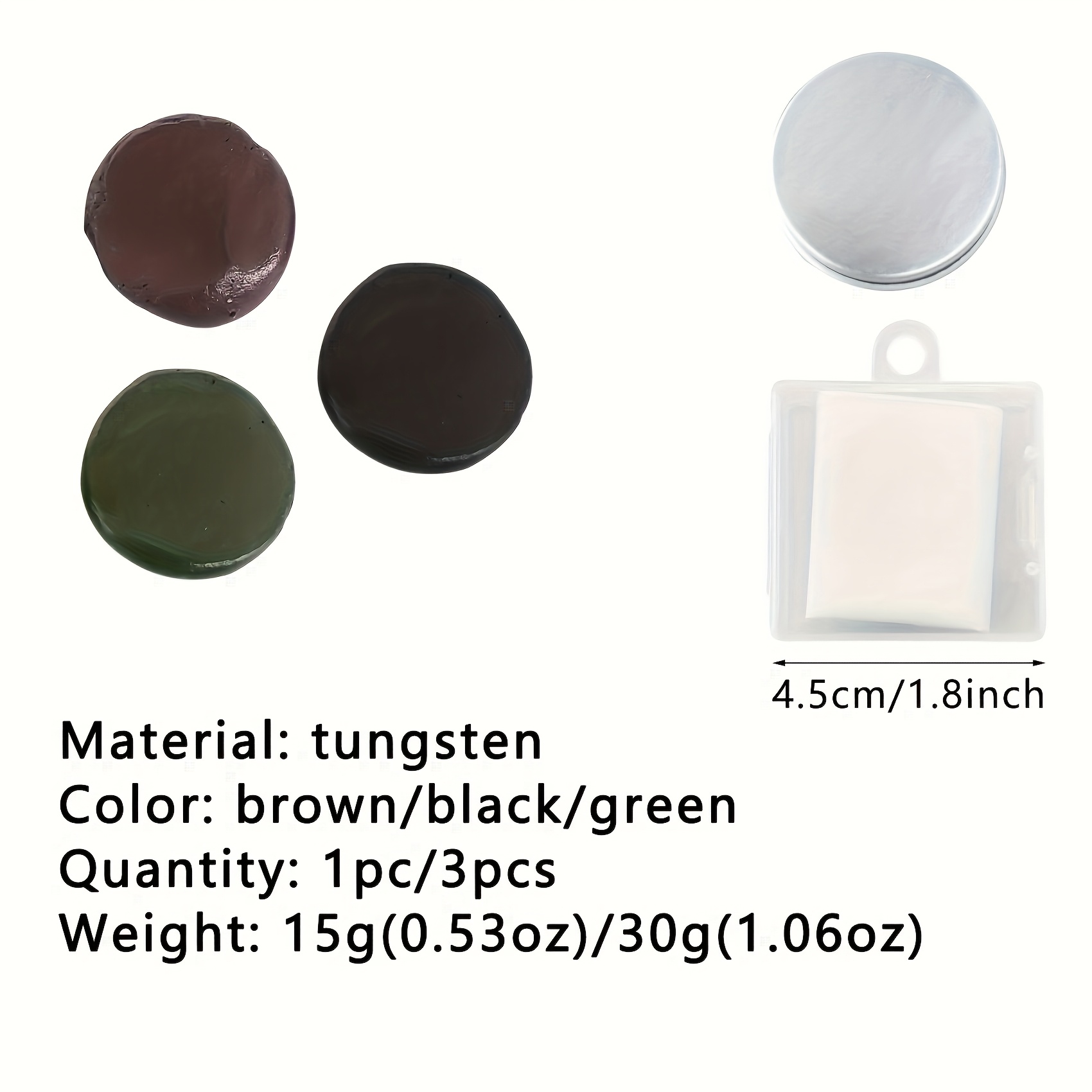 Massa de tungstênio 0,5 onças  - Tungsten Sinkers avaliação e preço