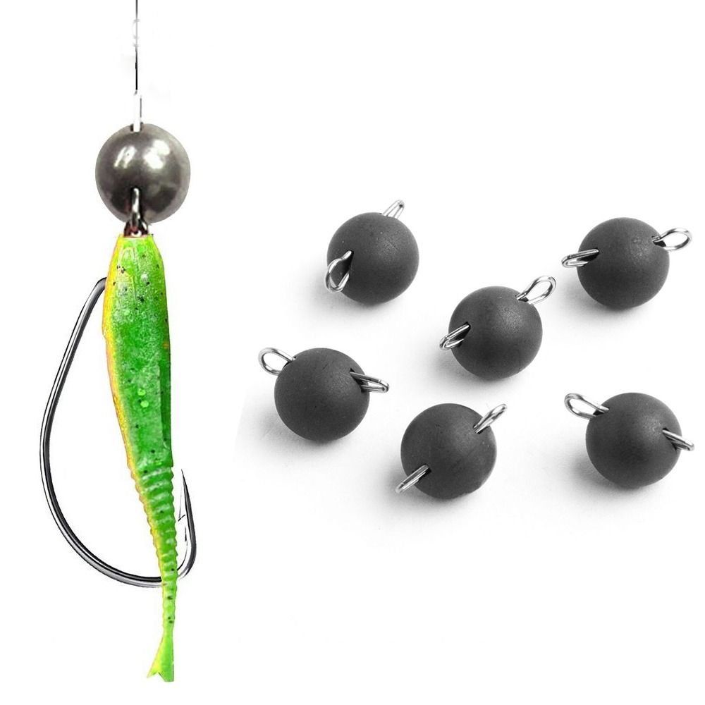 1pc preto fosco chumbadas de t - Tungsten Sinkers avaliação e preço