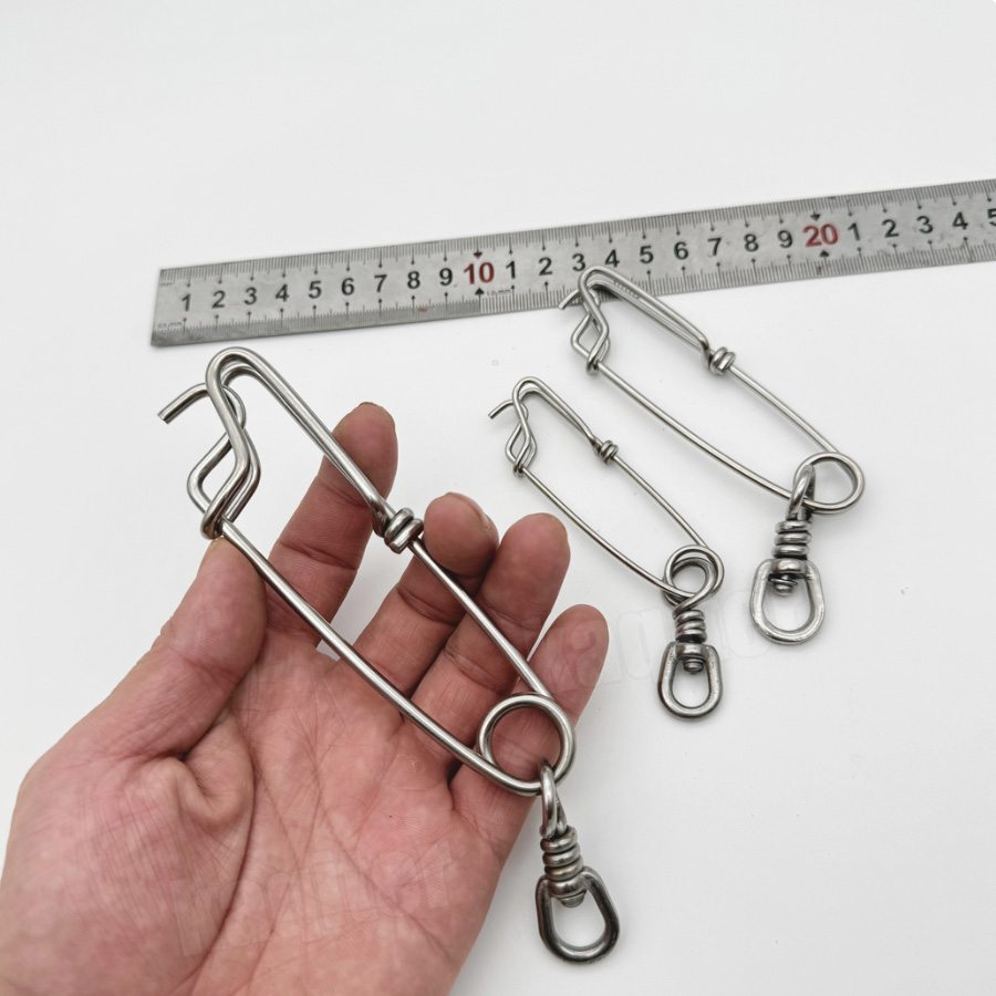 10 pçs 8cm 10cm 12.5cm cabides - Fishing Swivel Connector avaliação e preço