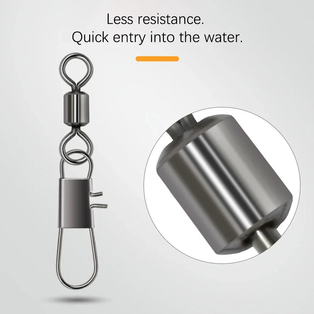 Dndyuju 50 peças conector de p - Fishing Swivel Connector avaliação e preço