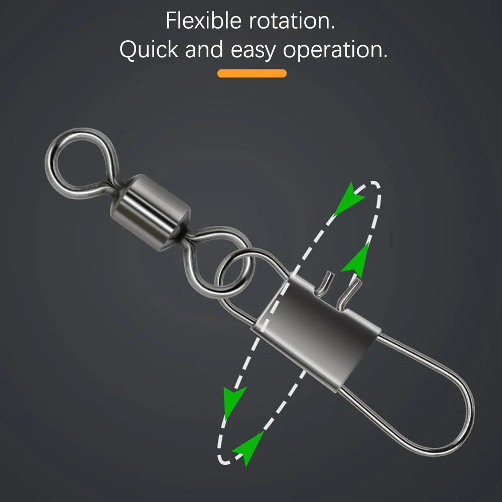Dndyuju 50 peças conector de p - Fishing Swivel Connector avaliação e preço