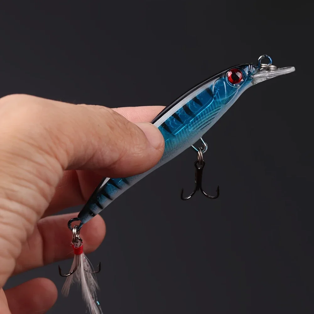 Laser 3d olhos biônicos minnow - Fishing Lure avaliação e preço