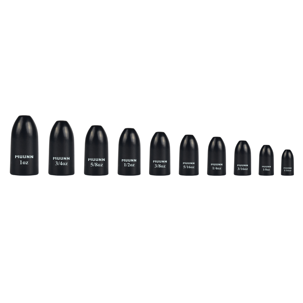 MUUNN 10 peças Chumbadas de Tu - Tungsten Sinkers avaliação e preço