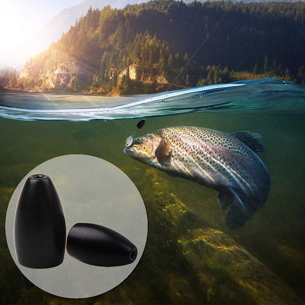 Pesos de pesca de aço de tungs - Tungsten Sinkers avaliação e preço